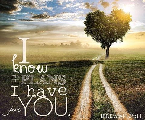 I know the plans I have for you